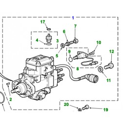 STC2268 | Pompa dell'iniezione di carburante Motore diesel 2.5L BMW a 6 cilindri REVISIONATA